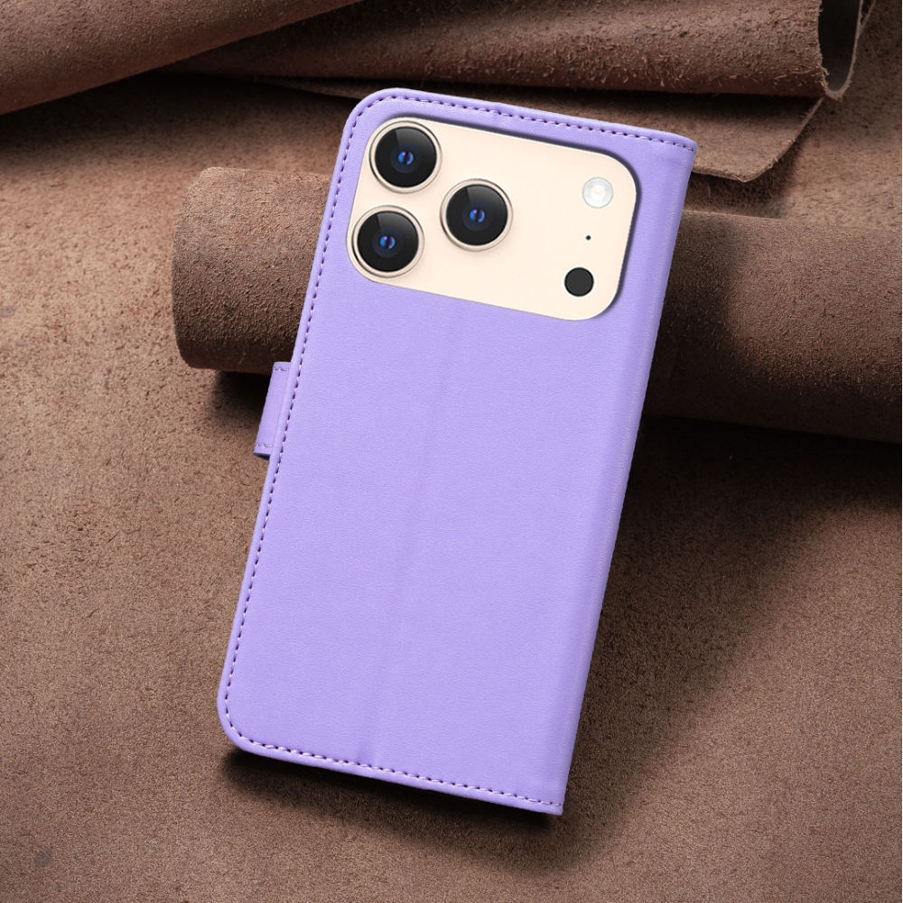 Clover könyvtáska iPhone 17 Pro Max készülékhez - lila