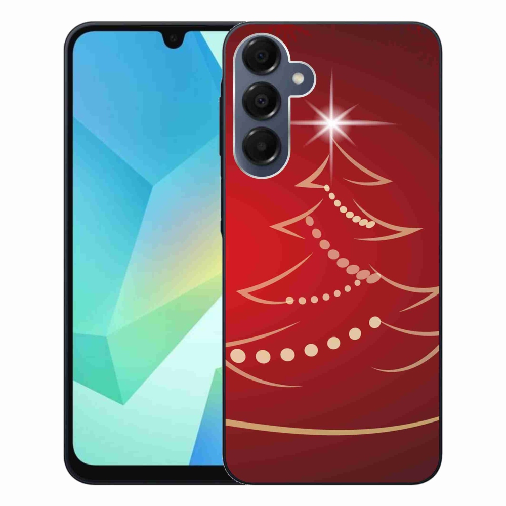 Gél borítás mmCase Samsung Galaxy A16 4G/5G - karácsonyfa karikatúrával
