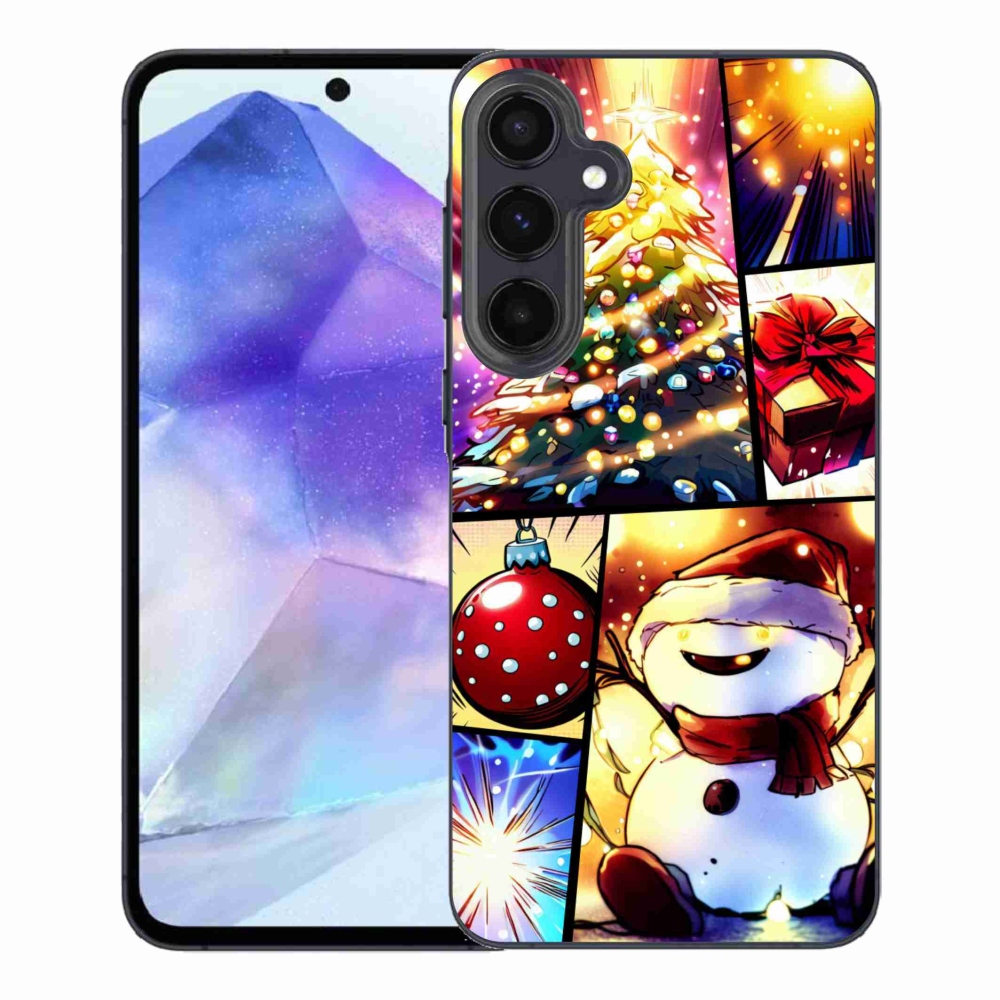 Gél borító mmCase Samsung Galaxy A55 5G - Karácsonyi motívumok 1
