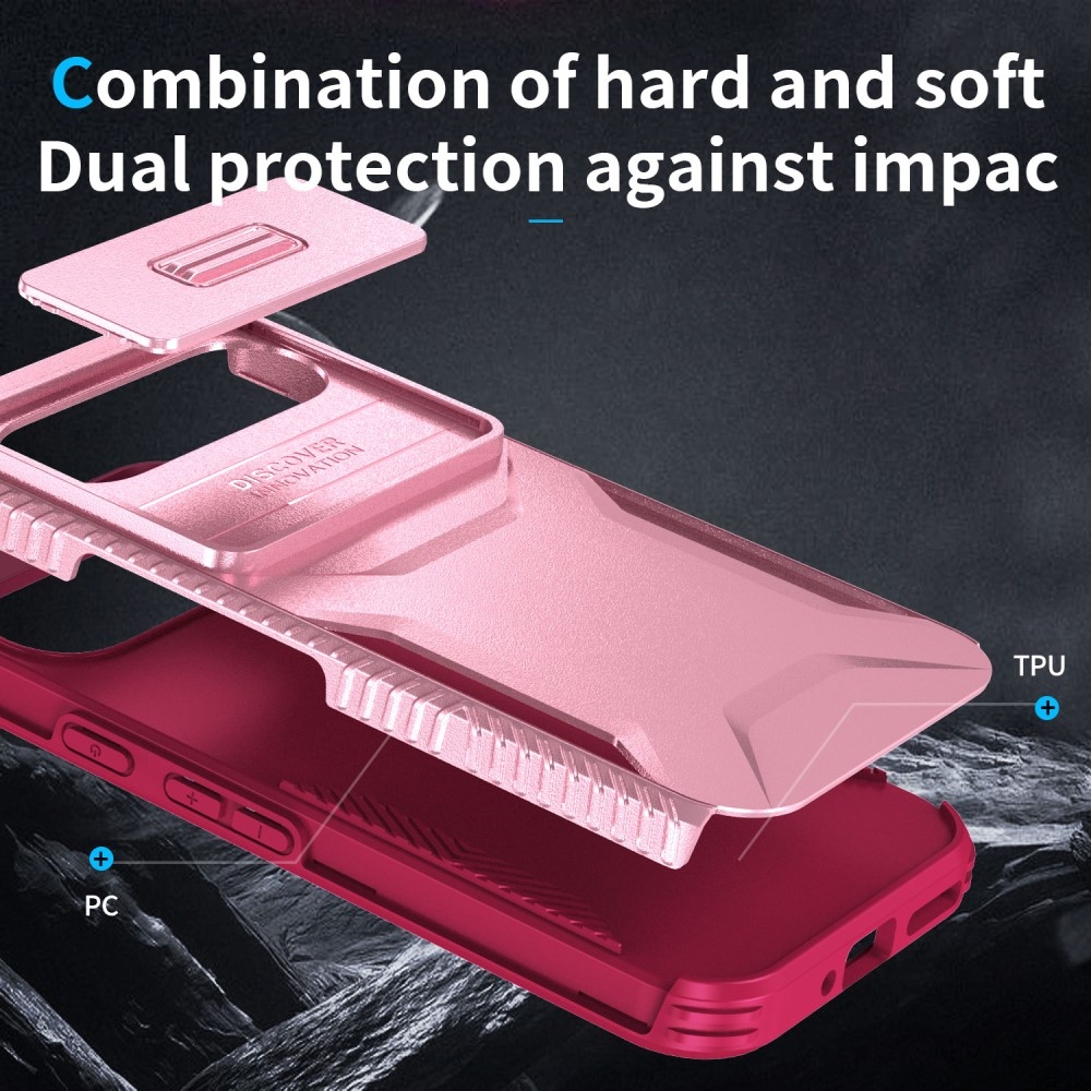 Fedél ellenálló borítás a Google Pixel 9/9 Pro készülékhez - rózsaszín/bor