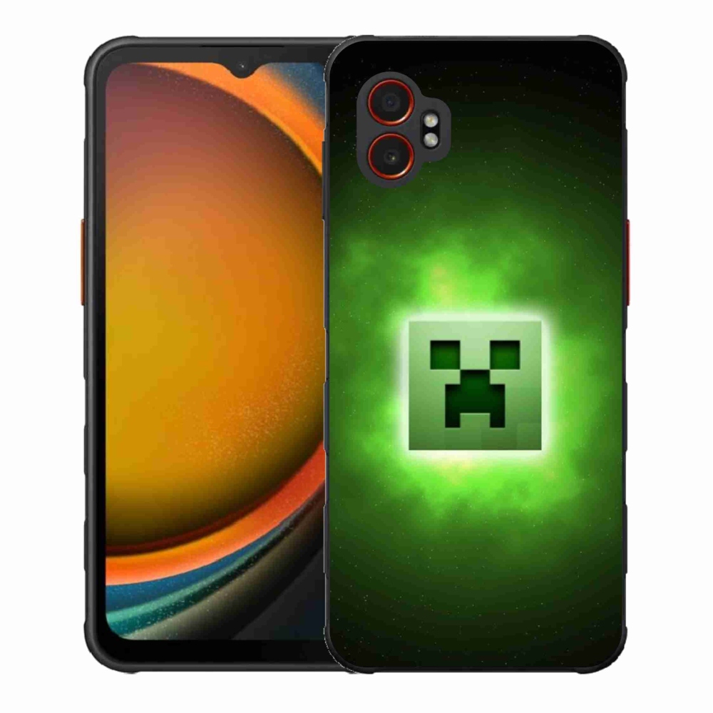 Gél borítás mmCase Samsung Galaxy Xcover 7 Pro készülékhez - minecraft