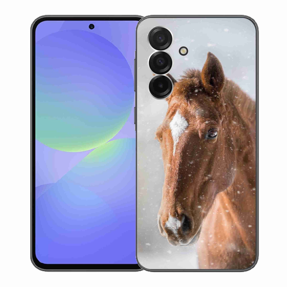 Zselés borítás mmCase Samsung Galaxy A36 5G - barna ló 2