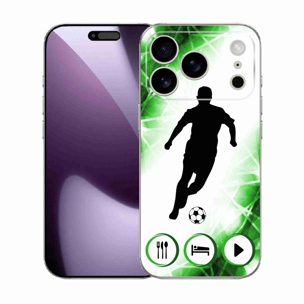 Zselés borítás mmCase iPhone 17 Pro készülékhez - focista