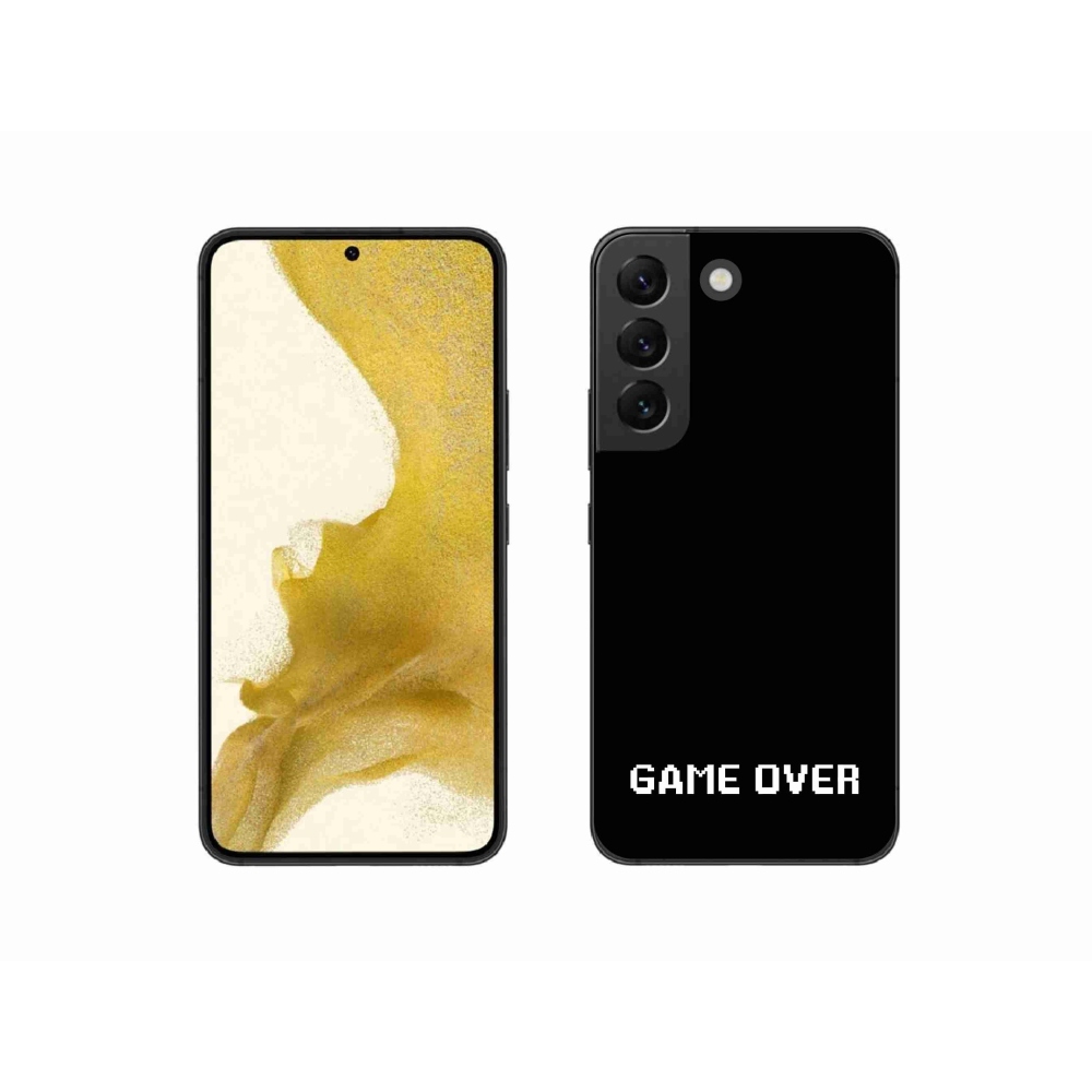 Gél borítás mmCase Samsung Galaxy S22 5G - játék fekete háttérrel