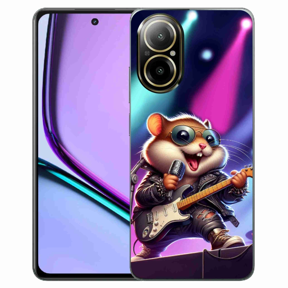 Gél borítás mmCase a Realme C67 készülékhez - hörcsög hintaló