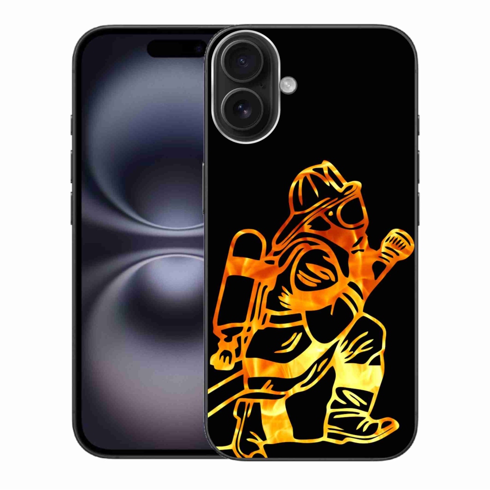 Gél borítás mmCase iPhone 16 Plus készülékhez - tűzoltó 1