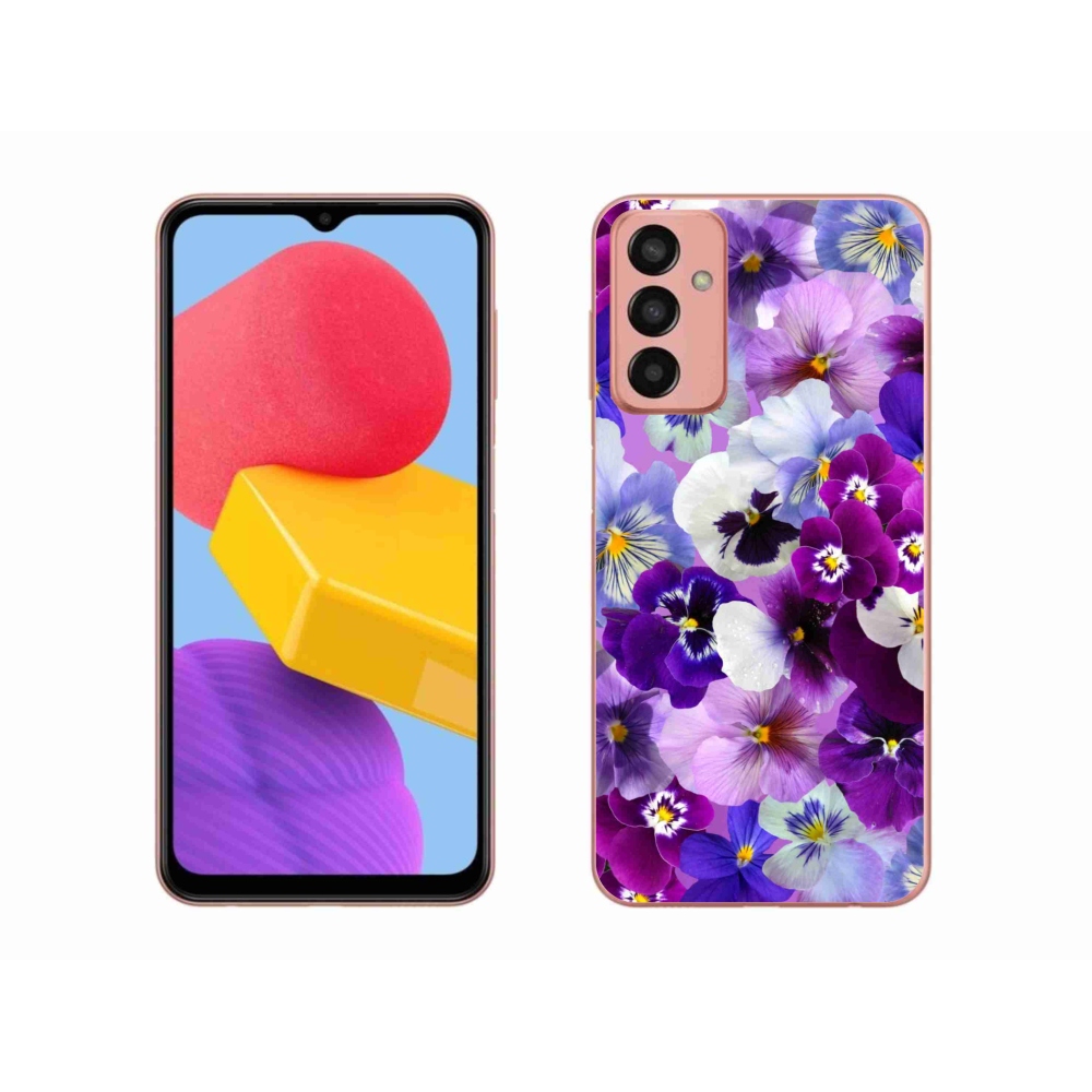 Gél borító mmCase Samsung Galaxy M13 - virágok 9