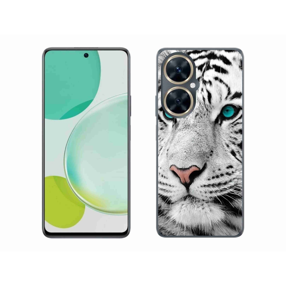 Gél borítás mmCase a Huawei Nova 11i készülékhez - fehér tigris