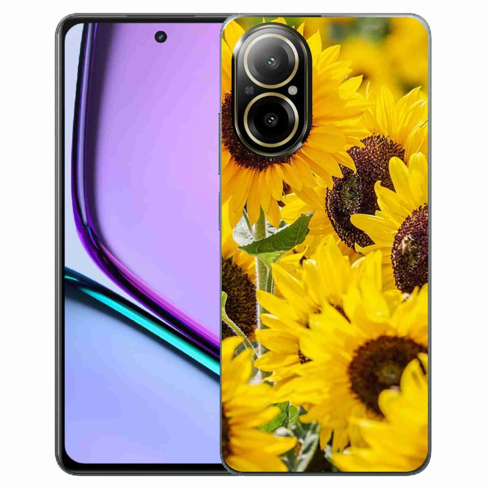 Gél borító mmCase a Realme C67 készülékhez - napraforgó