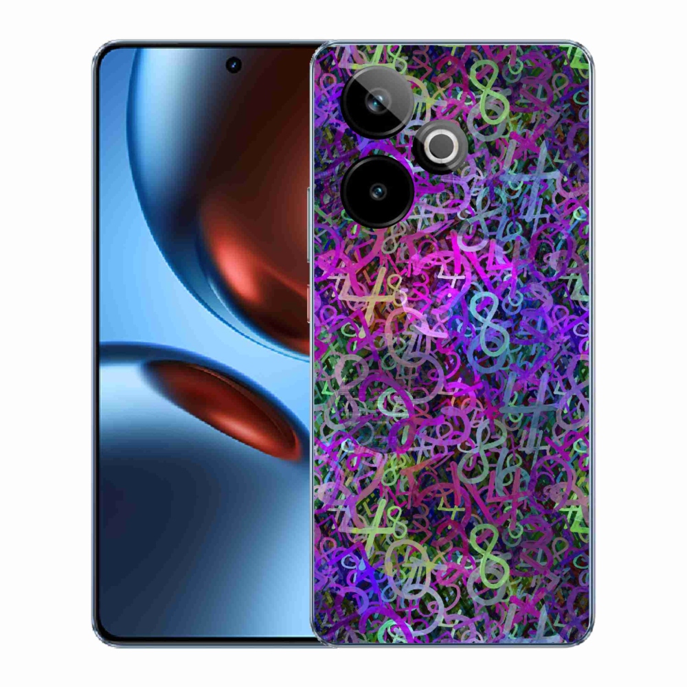 Rugalmas zselés tok mmCase képpel a Realme GT 7 5G/GT 7T 5G számára - absztrakt motívum 25