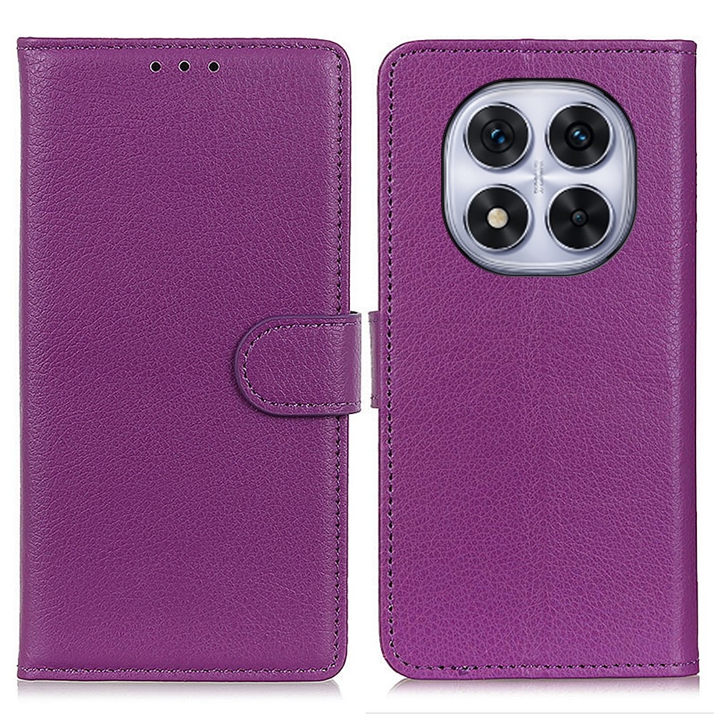 Litchie könyv tok a Xiaomi Redmi Note 14 Pro-hoz - lila