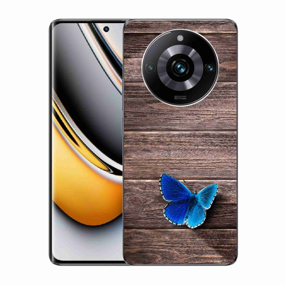 Zselés borítás mmCase a Realme 11 Pro/11 Pro+ készülékhez - kék pillangó 1