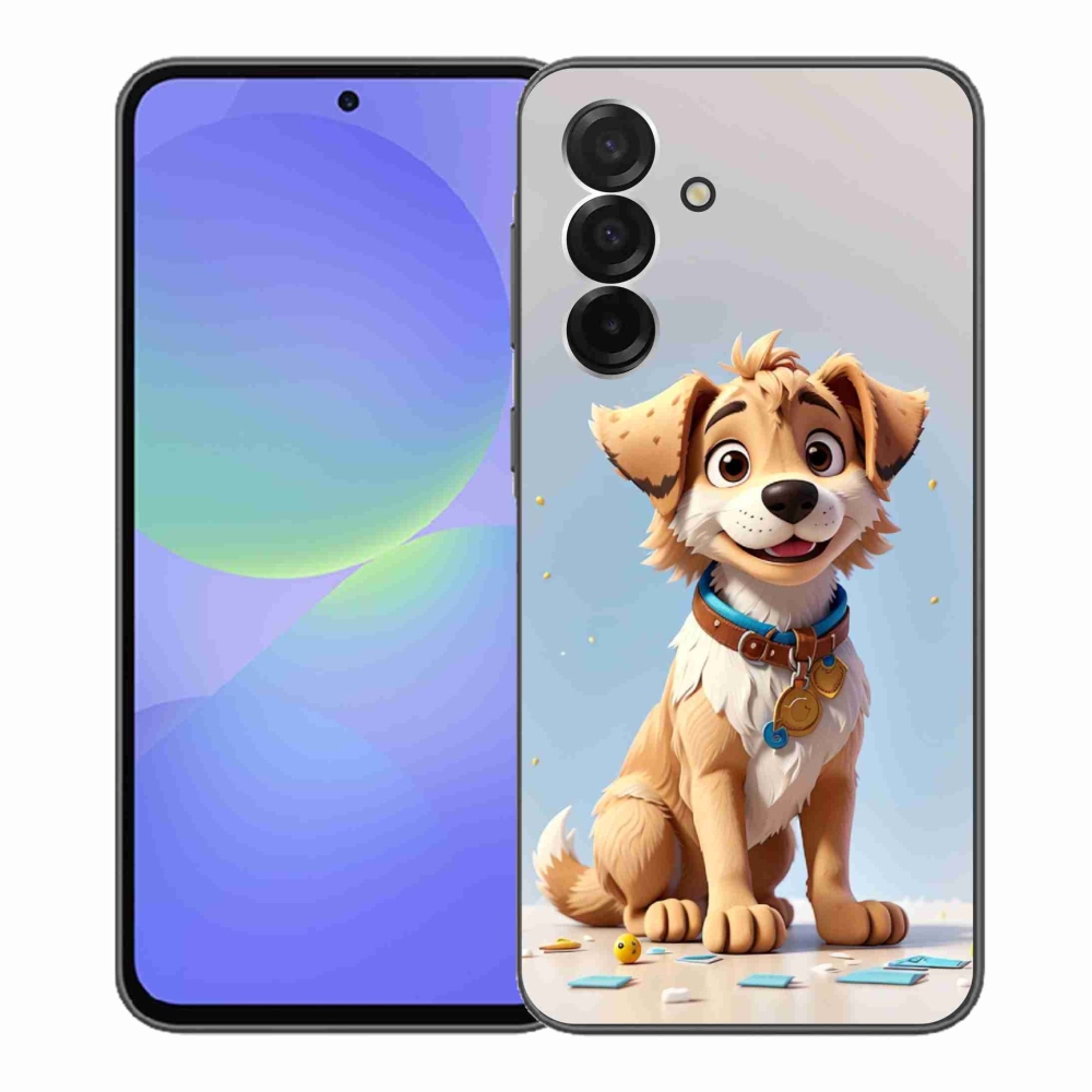 Zselés borítás mmCase Samsung Galaxy A36 5G - rajzfilm kiskutya számára