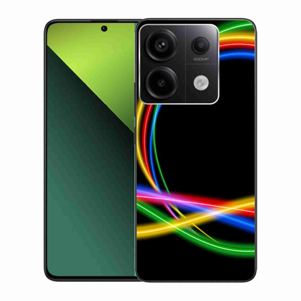 Gél tok mmCase a Xiaomi Redmi Note 13 Pro 5G/Poco X6 5G - neon körökhöz