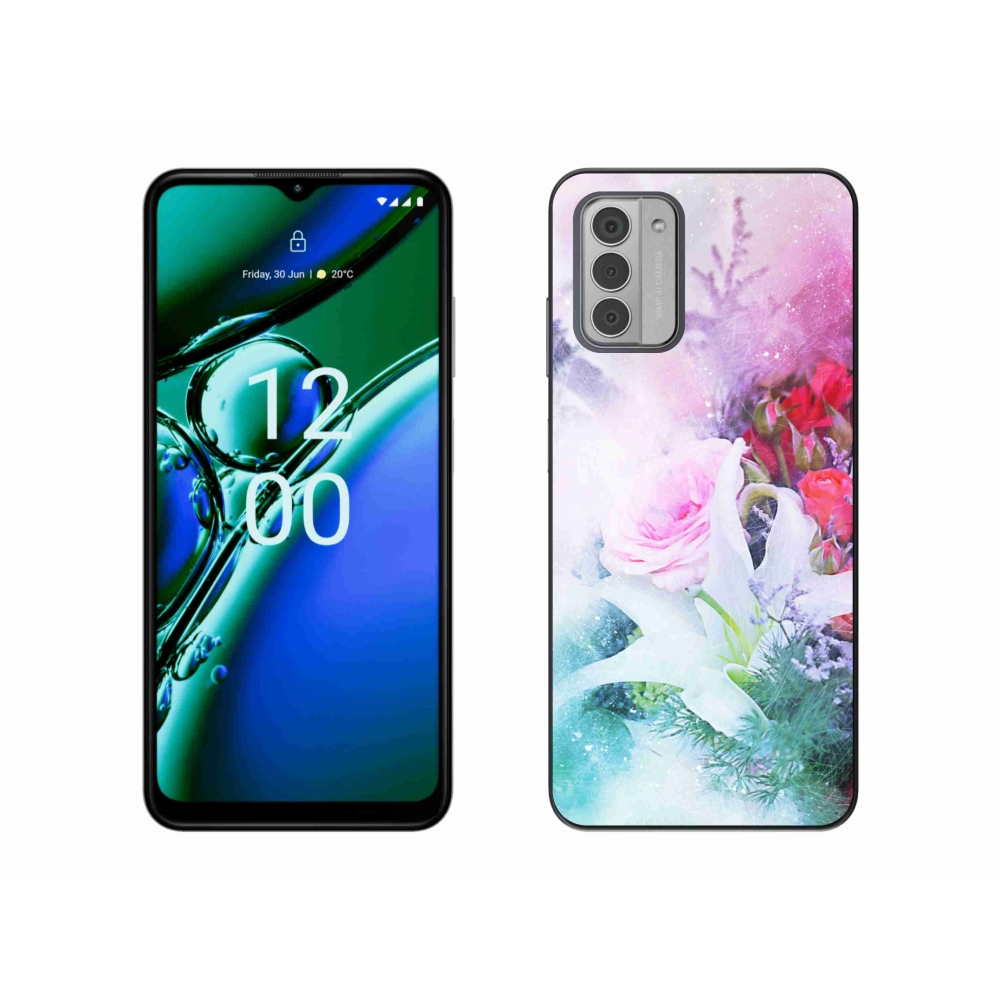 Zselés borítás mmCase a Nokia G42 készülékhez - virágok 4