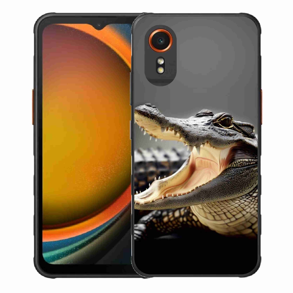 Gél borítás mmCase Samsung Galaxy Xcover 7 készülékhez - krokodil