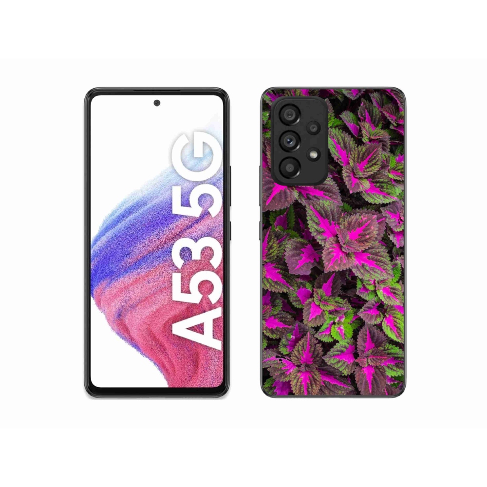 Gél borító mmCase Samsung Galaxy A53 5G - virágok 10