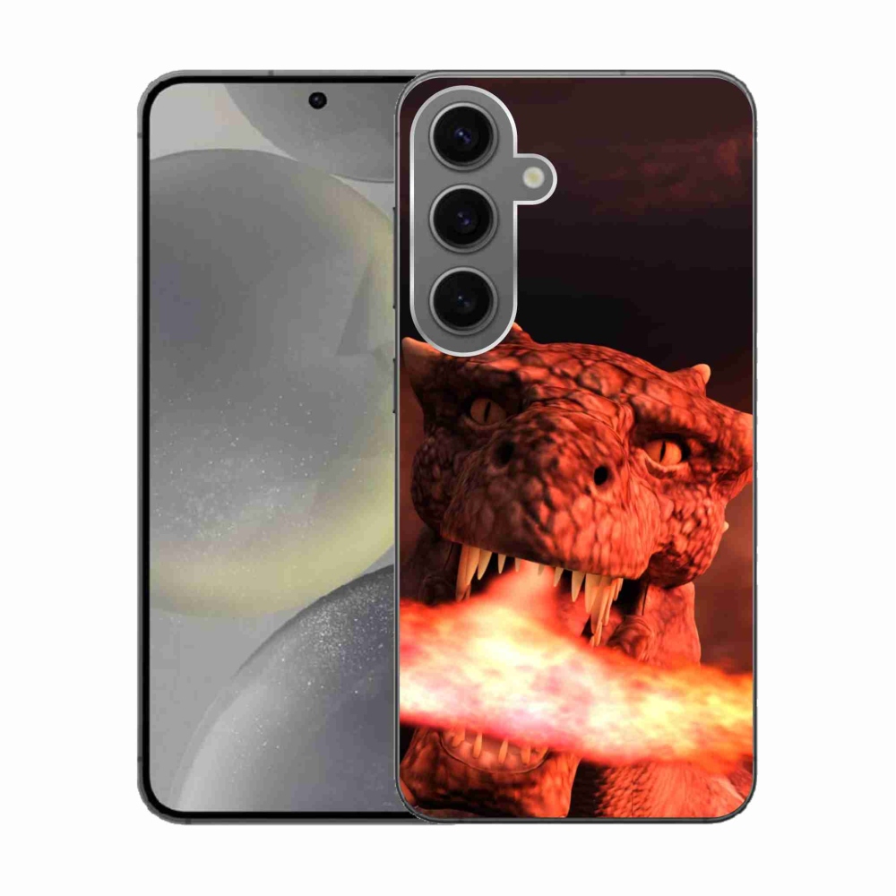 Zselés borítás mmCase Samsung Galaxy S24 készülékhez - sárkány