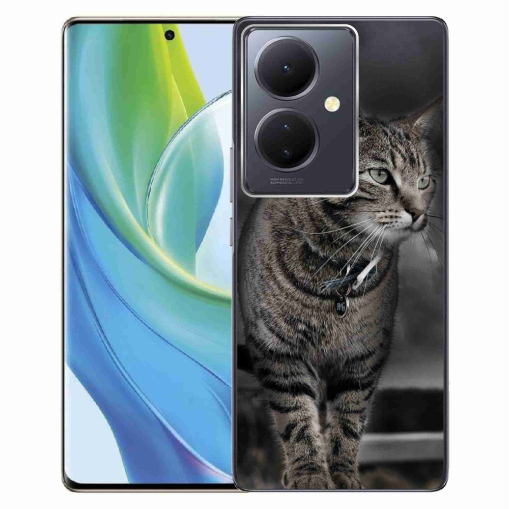 Zselés borítás mmCase a Vivo V29 Lite 5G készülékhez - macska