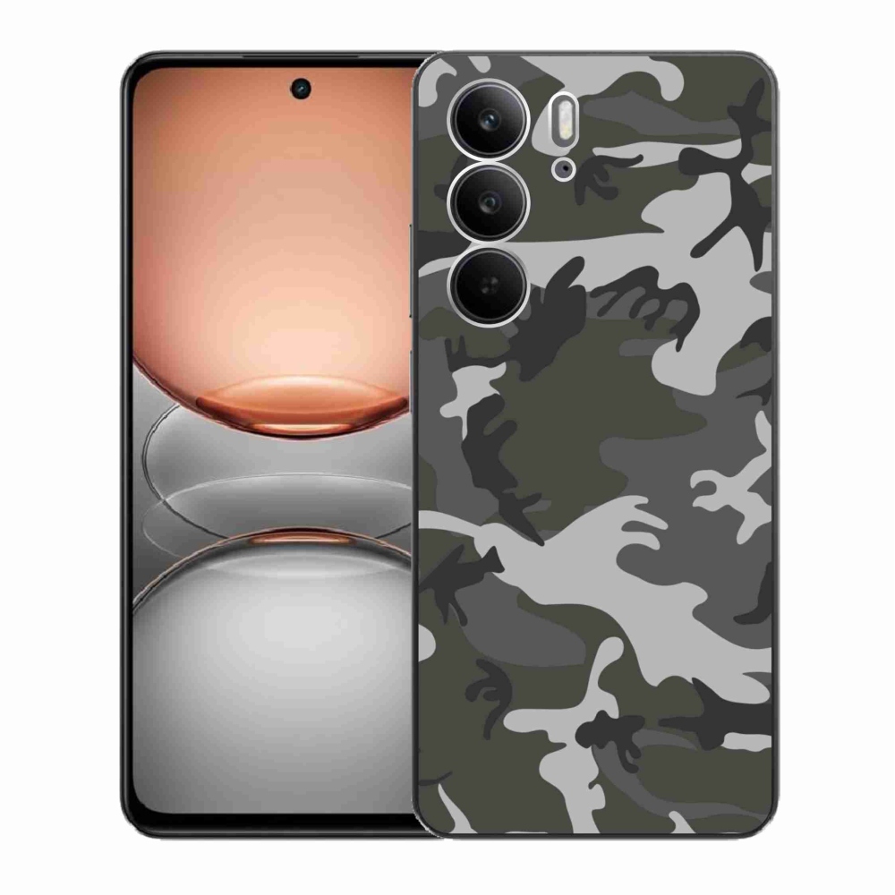 Zselés borítás mmCase a Realme C75 készülékhez - álcázó mintás