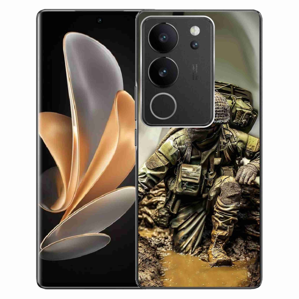 Zselés borítás mmCase a Vivo V29 5G-n - katona