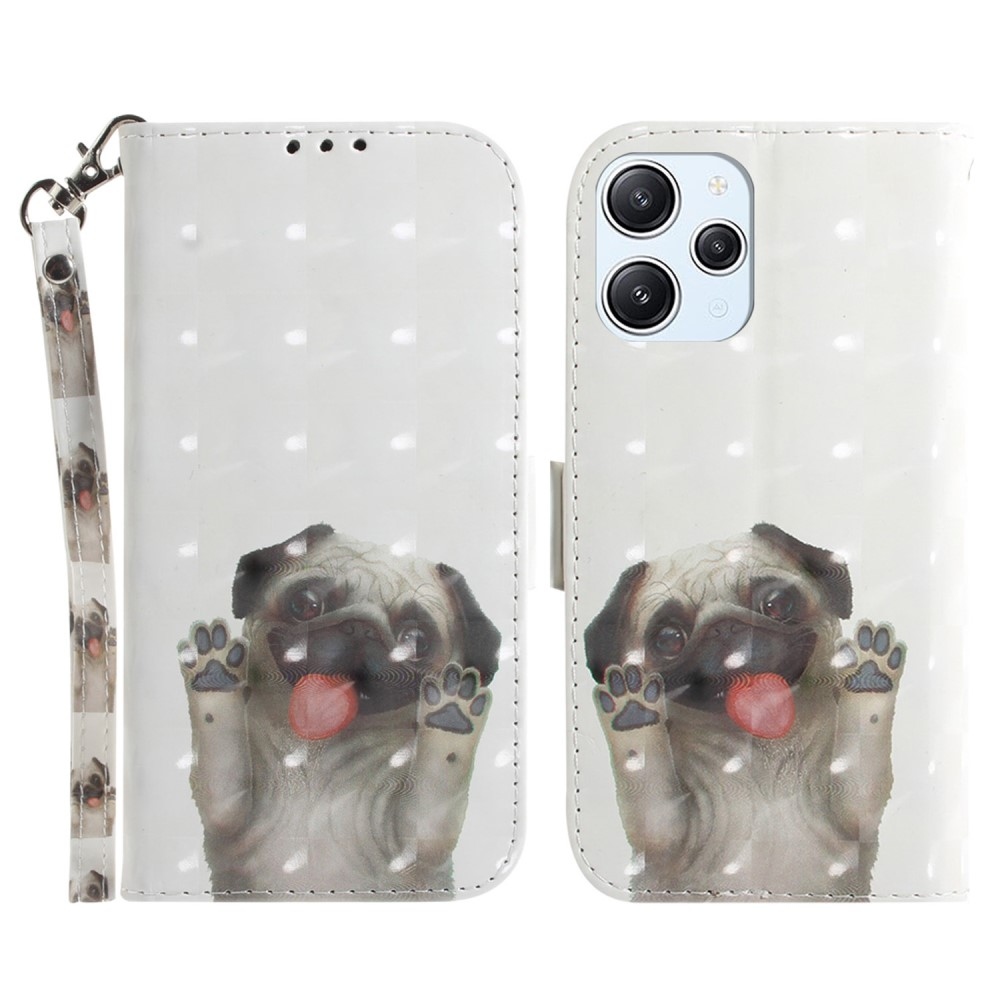 Nyomtatott könyv tok Xiaomi Redmi 12 4G/5G - kutyushoz