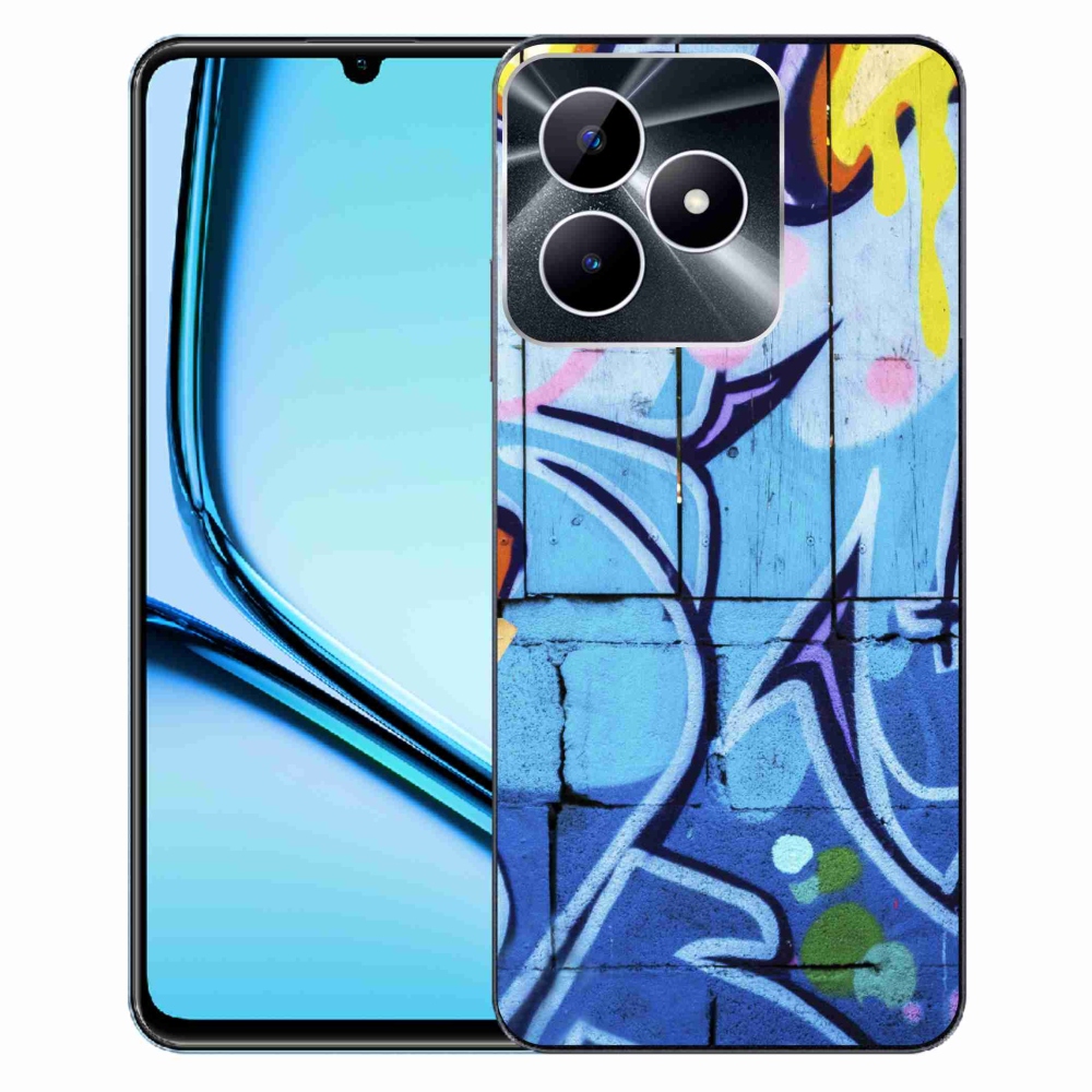 Zselés borító mmCase a Realme Note 50 készülékhez - graffiti