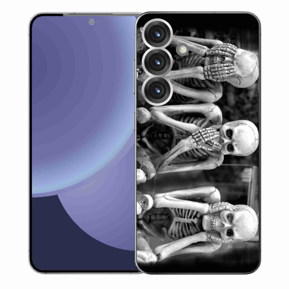 Zselés borítás mmCase Samsung Galaxy S25+ - csontvázakhoz