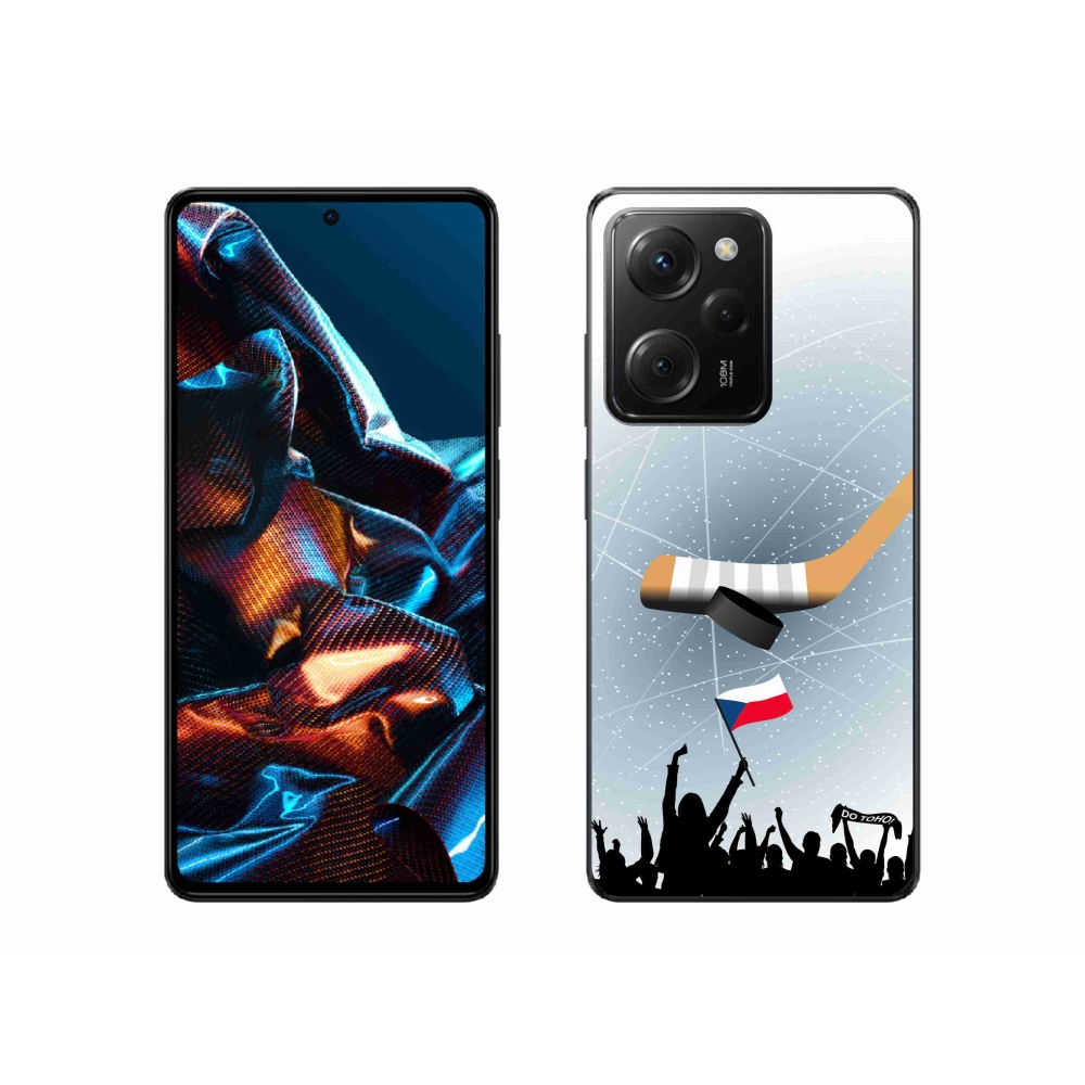 Gél borítás mmCase a Xiaomi Poco X5 Pro 5G-hez - hoki szurkolóknak