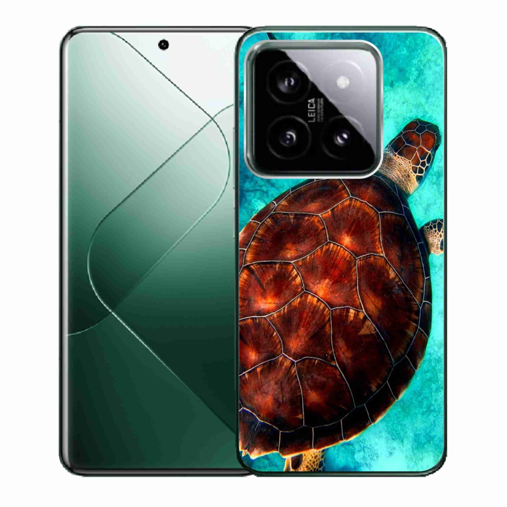 Gél borítás mmCase a Xiaomi 14 - teknősbéka számára