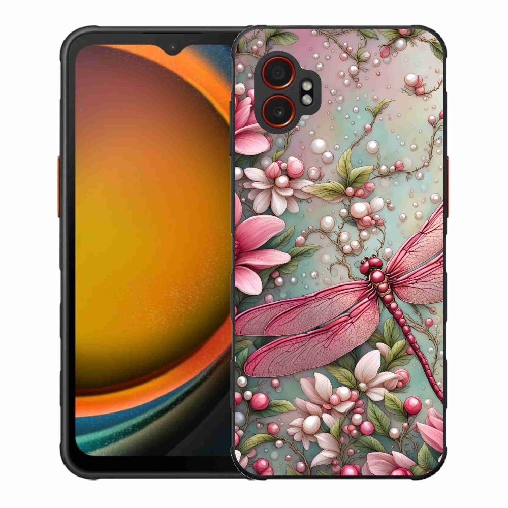 Zselés borítás mmCase Samsung Galaxy Xcover 7 Pro készülékhez - szitakötő