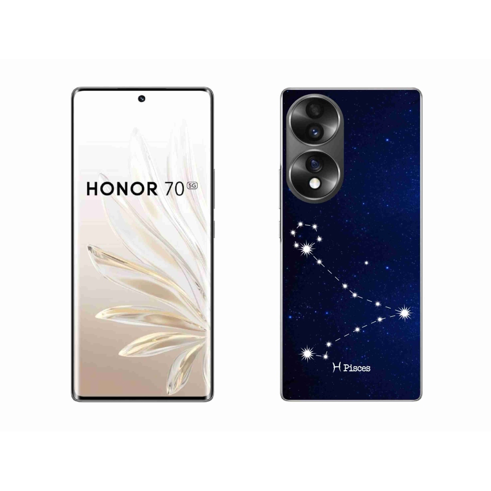 Zselés borítás mmCase a Honor 70-hez - csillagkép Halak