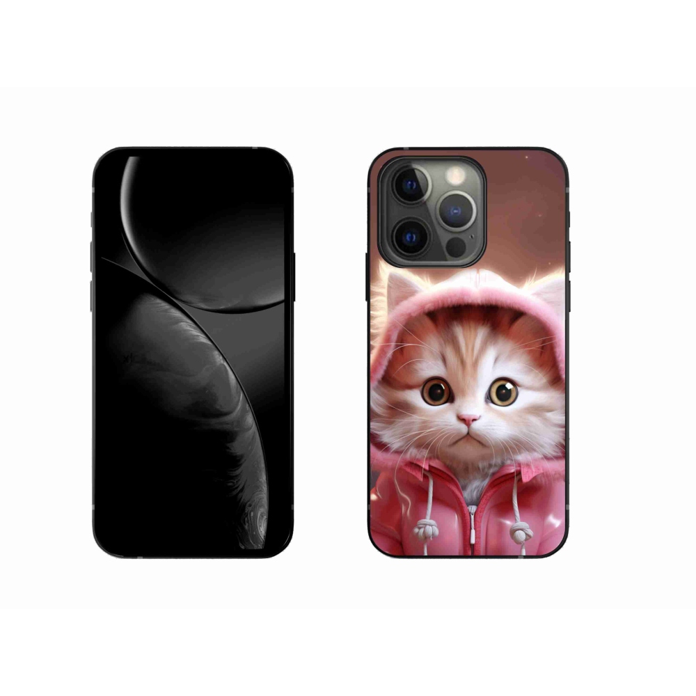 Gél borítás mmCase iPhone 13 Pro 6.1 készülékhez - aranyos cica 3