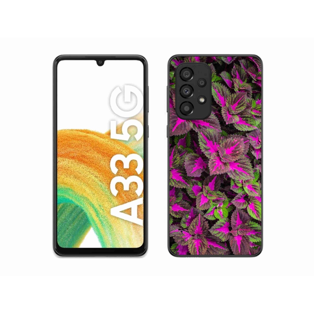 Gél borítás mmCase Samsung Galaxy A33 5G - virágok 10