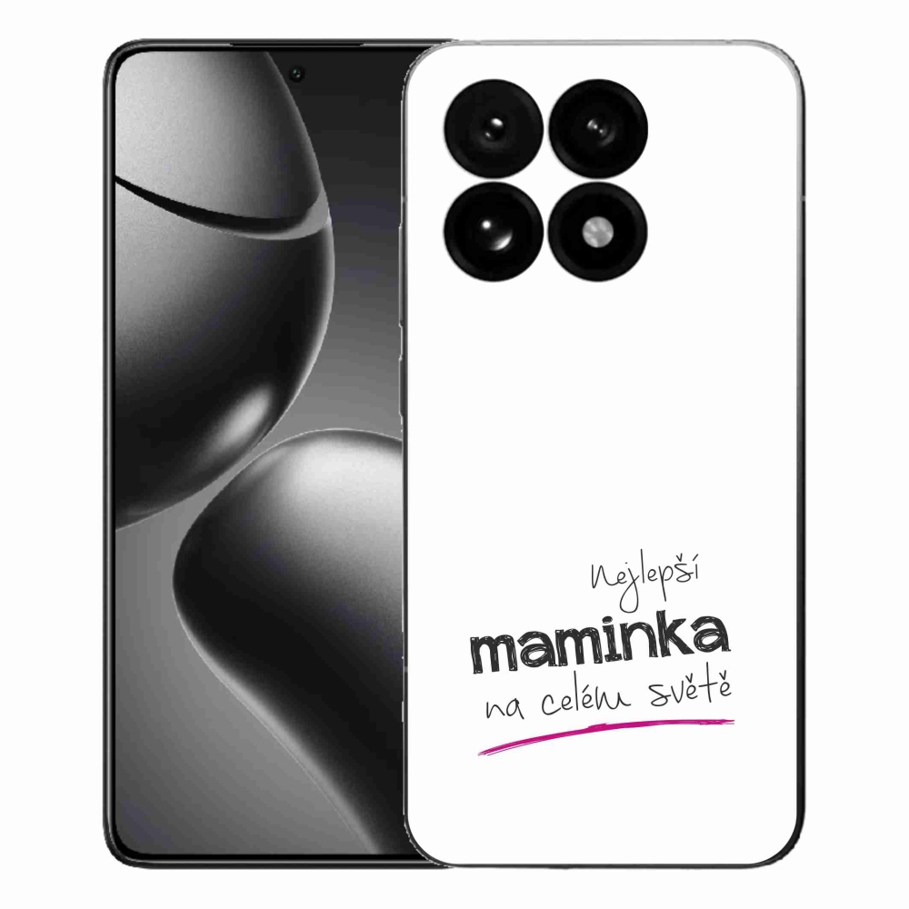 Gél borító mmCase a Xiaomi 15T-hez - legjobb anya 4 fehér háttérrel