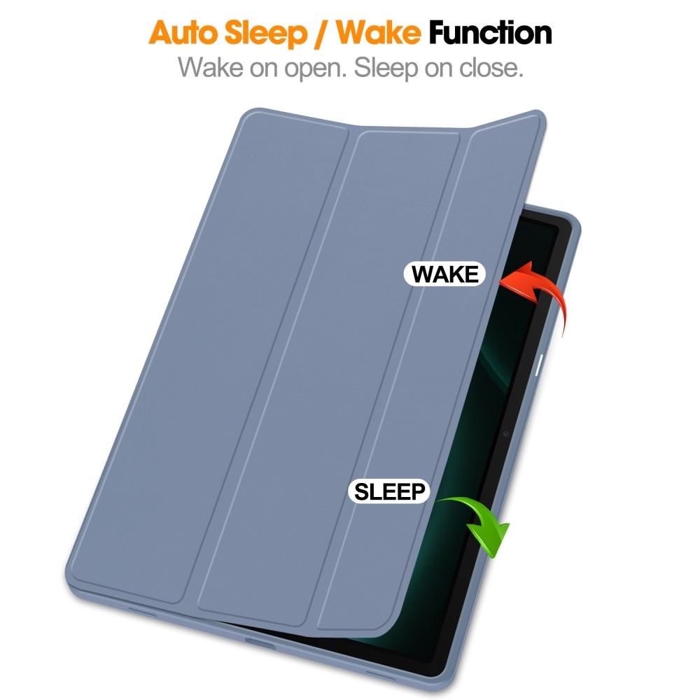 Intelligens záró tok Samsung Galaxy Tab S9 FE+ készülékhez - lila