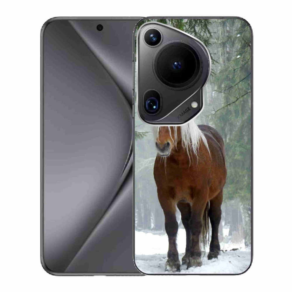 Gél tok mmCase a Huawei Pura 70 Ultra számára - ló az erdőben