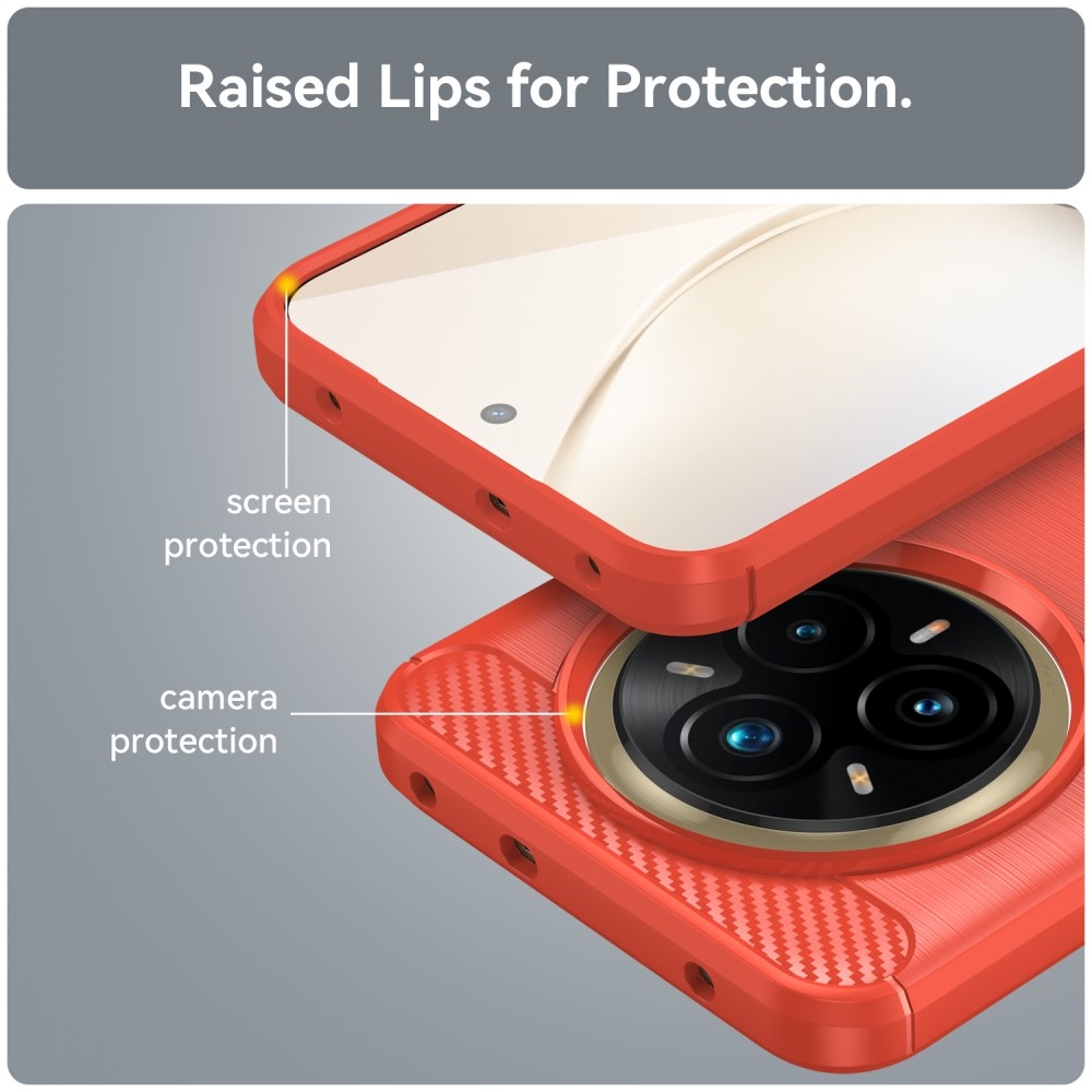 Szénálló zselés tok a Realme 14 Pro+ 5G készülékhez - piros