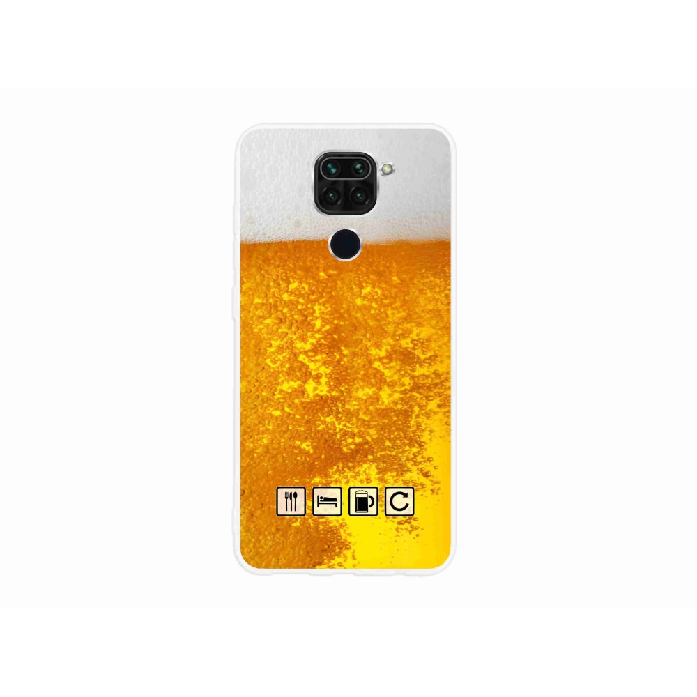 Gél borító mmCase a Xiaomi Redmi Note 9-hez - sör motívum 3
