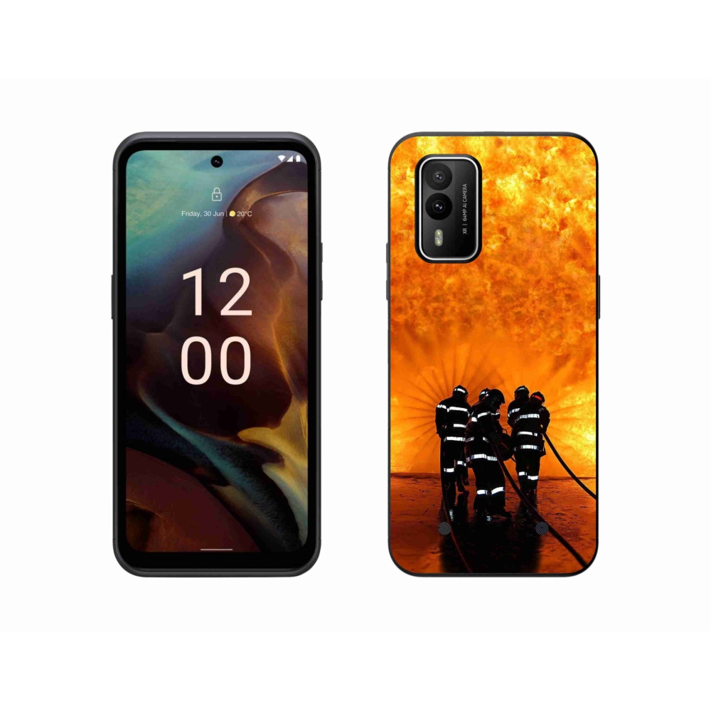 Zselés borítás mmCase a Nokia XR21 készülékhez - tűz