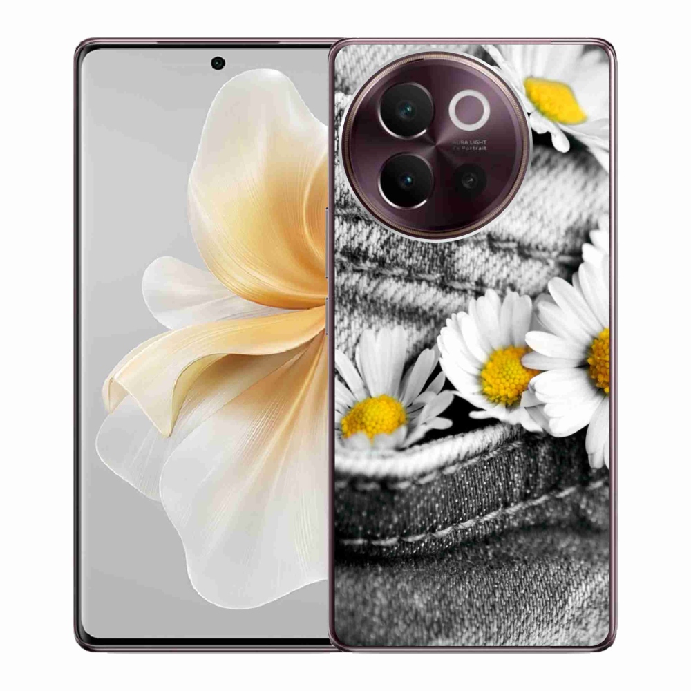 Gél tok mmCase a Vivo V40 Lite 5G készülékhez - százszorszépek