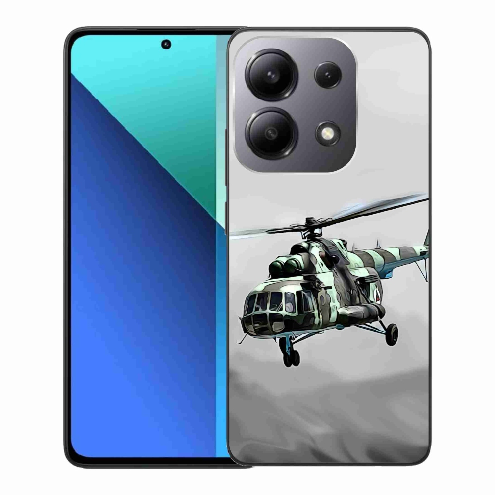 Gél borítás mmCase a Xiaomi Redmi Note 13-hoz - katonai helikopter