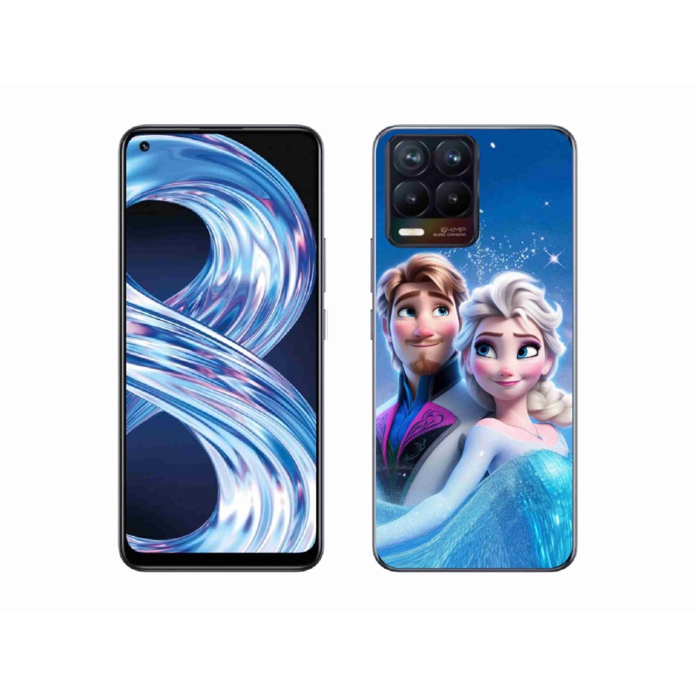 Gél borítás mmCase a Realme 8 4G-n - Ice Kingdom 1