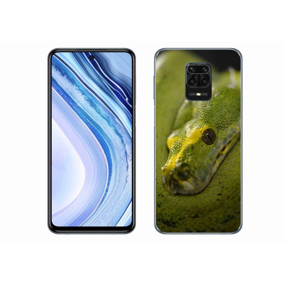 Gél borító mmCase a Xiaomi Redmi Note 9S-hez - kígyó 2