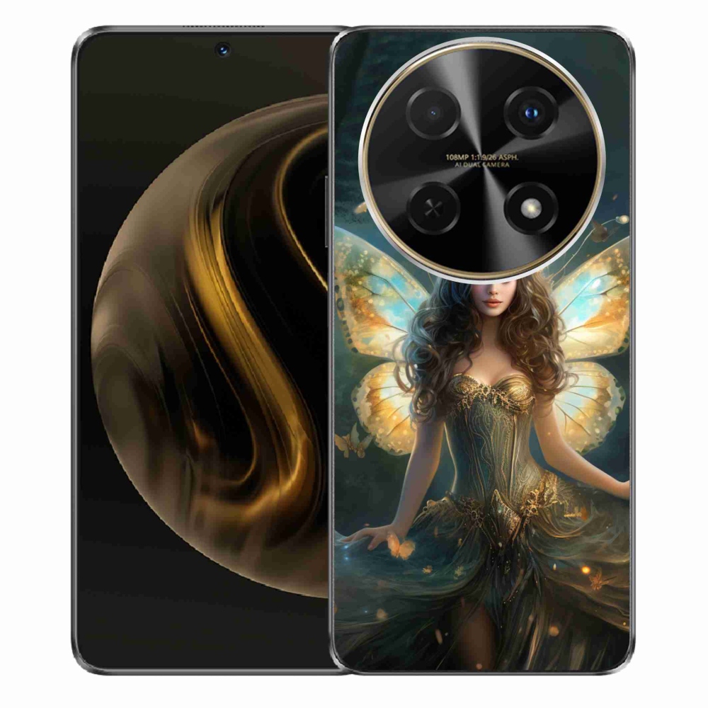 Gél borítás mmCase a Huawei Nova 12i készülékhez - pillangó nő