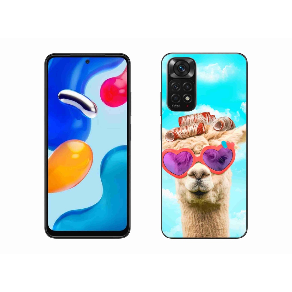 Gél borítás mmCase a Xiaomi Redmi Note 11 4G-hez - szemüveges láma