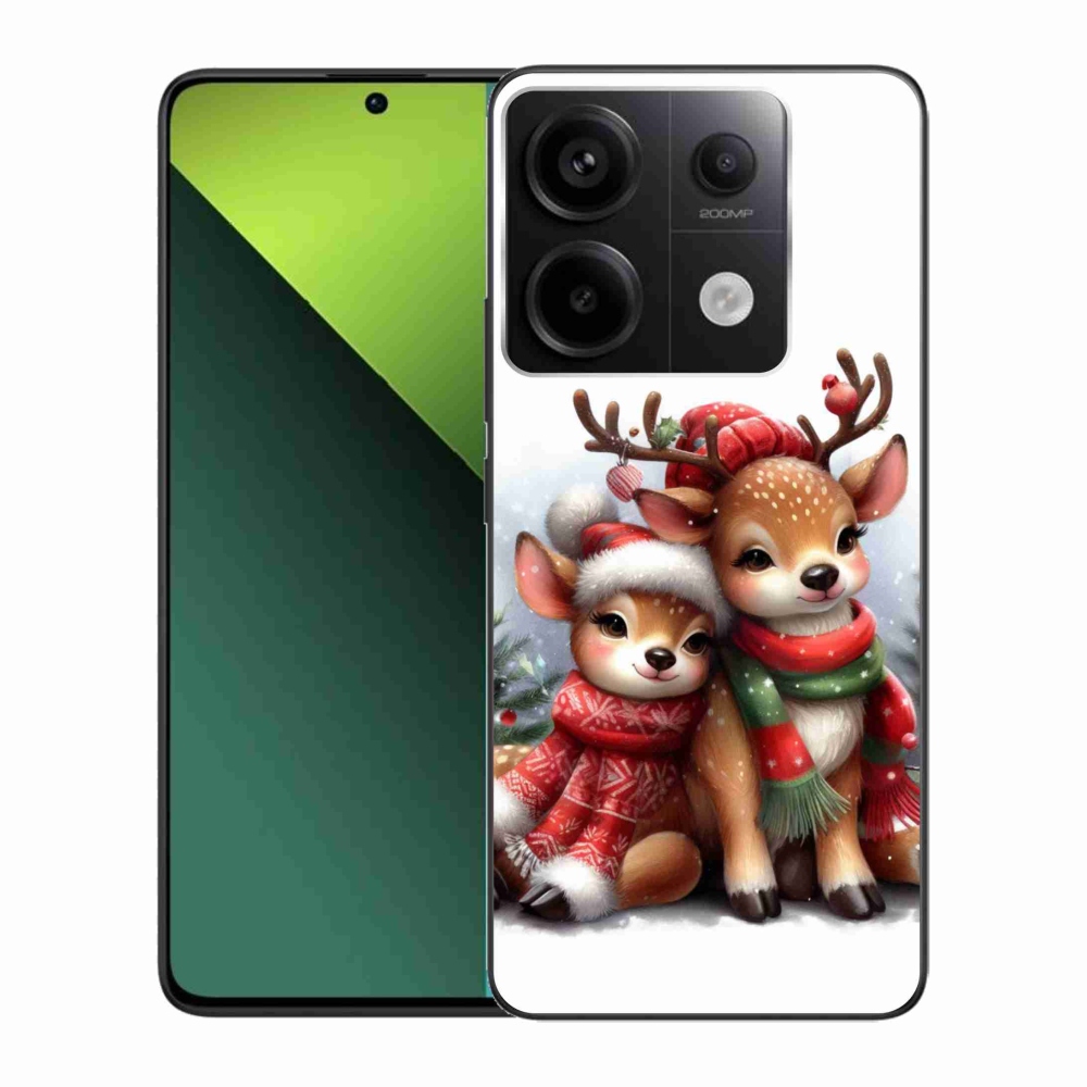Gél borítás mmCase a Xiaomi Redmi Note 13 Pro 5G/Poco X6 5G - karácsonyi rénszarvashoz