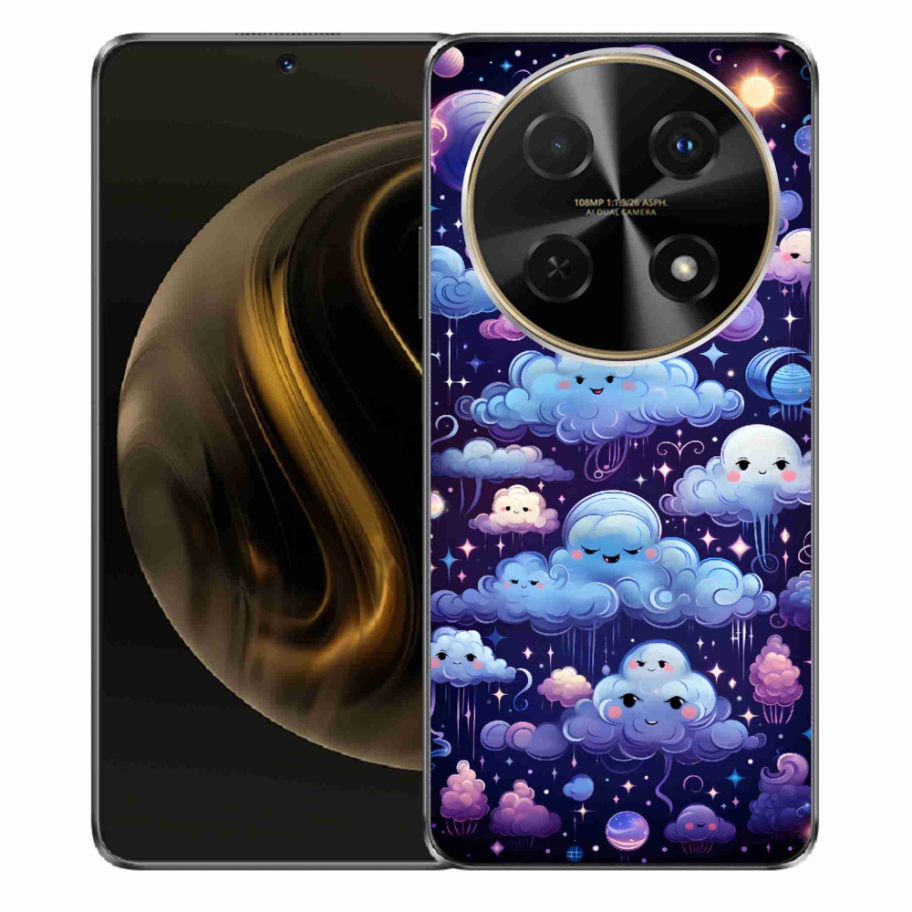 Gél borítás mmCase a Huawei Nova 12i készülékhez - felhők