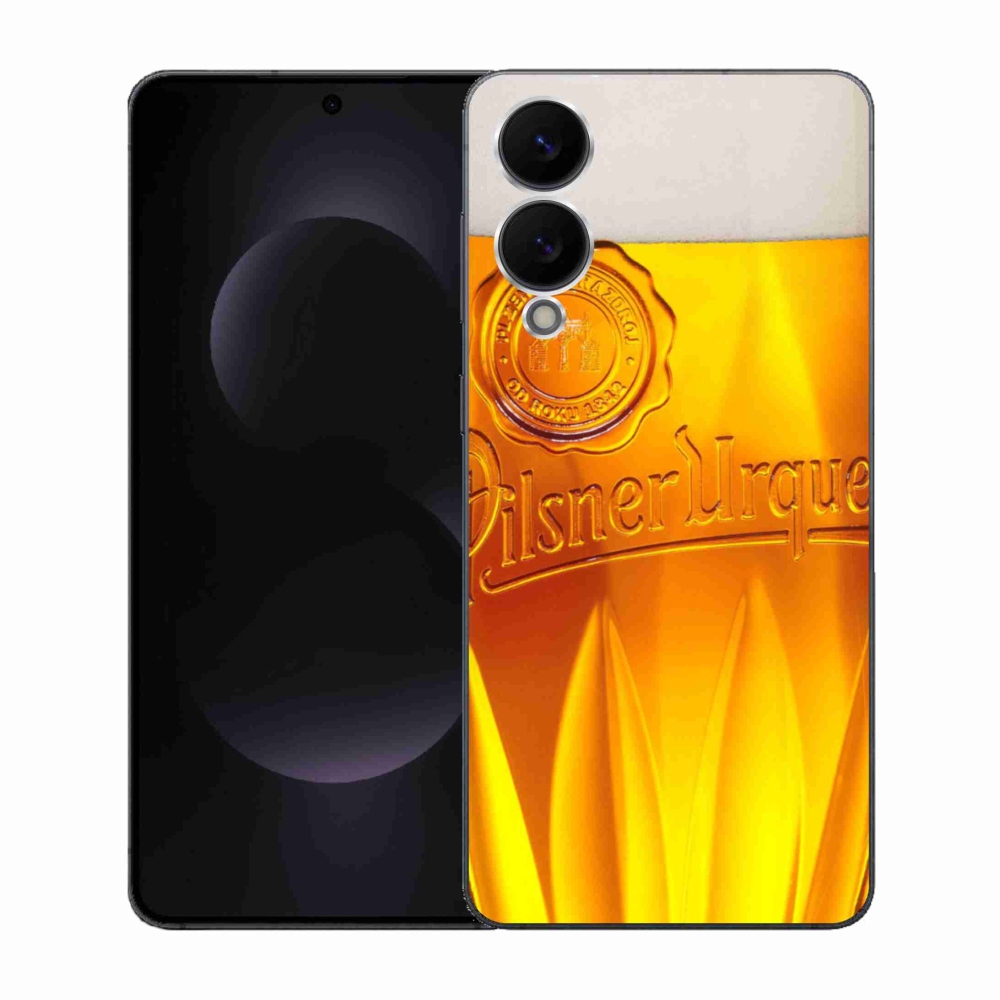 Gél borítás mmCase Samsung Galaxy S25 Edge készülékhez - sör