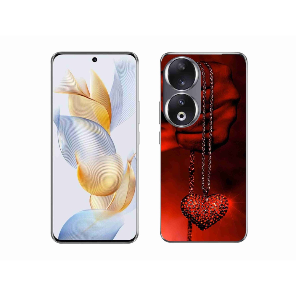 Zselés borítás mmCase a Honor 90-hez - nyaklánc